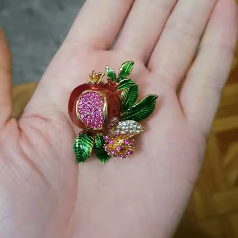 Anthropologie vibrant brooch
